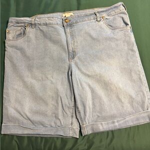 Light Blue Denim Shorts